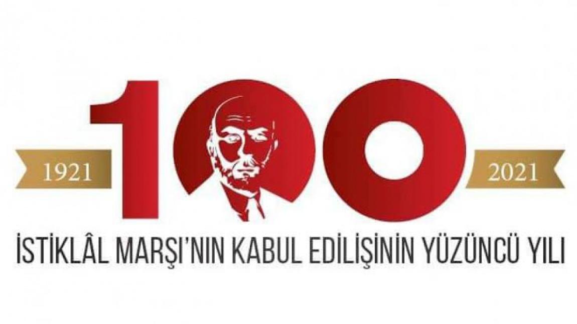 İstiklal Marşı'mızın Kabulünün 100.yılı Kutlu olsun.